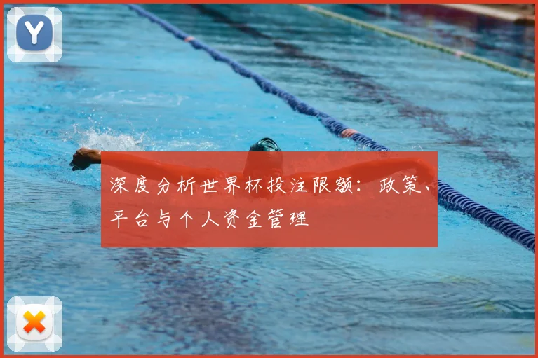 深度分析世界杯投注限额：政策、平台与个人资金管理